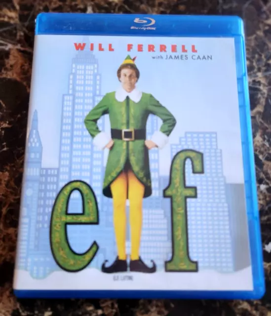 Elf 2008 Blu Ray Will Ferrell James Caan Bob Newhart classic Christmas movie