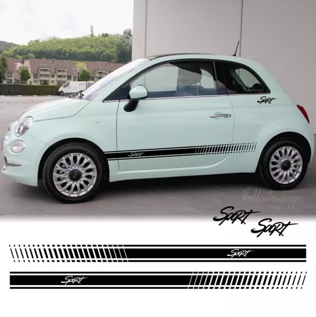 Stickers Stickers Fiat Grande Punto Side bands Auto Tuning Sport