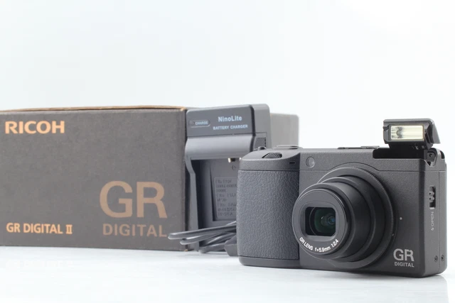[Near MINT in Box] RICOH GR Digital II 10.1MP Compact Camera From JAPAN