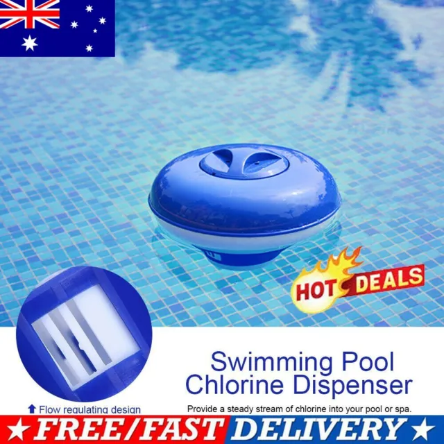 Chemical Floater Swim Pool Spa Chlorine Dispenser Cleaning Tablets Tabs TK