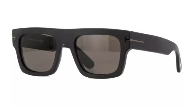 Tom Ford Sunglasses Fausto TF711-N Matt Black Grey Lens BNWB RRP £290