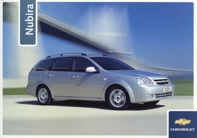 Chevrolet Nubira Prospekt 2006 5/06 Autoprospekt prospectus catalog brochure