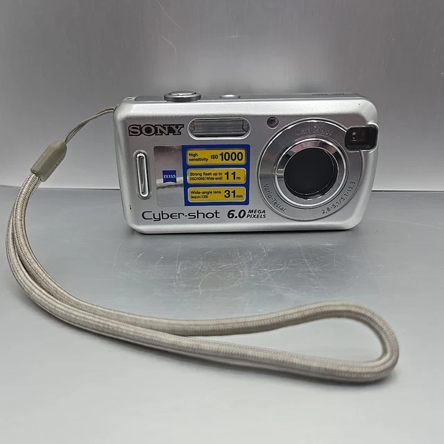 SONY SILVER CARL Zeiss Vario-Tessar Cyber-Shot MPEG Movie VX DSC