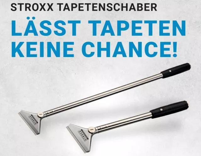 Stroxx Profi Tapetenschaber Schaber Tapetenentferner 69cm 39cm Ersatzklingen