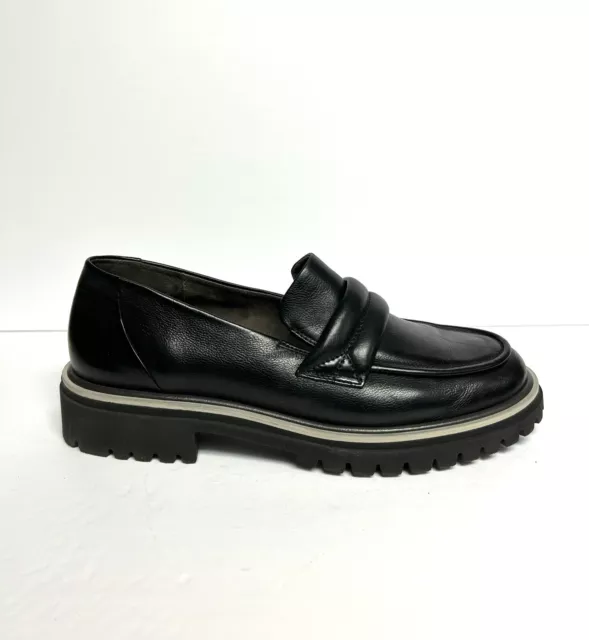 Paul Green Womens Nico Flat Loafer Black UK7 M US9.5