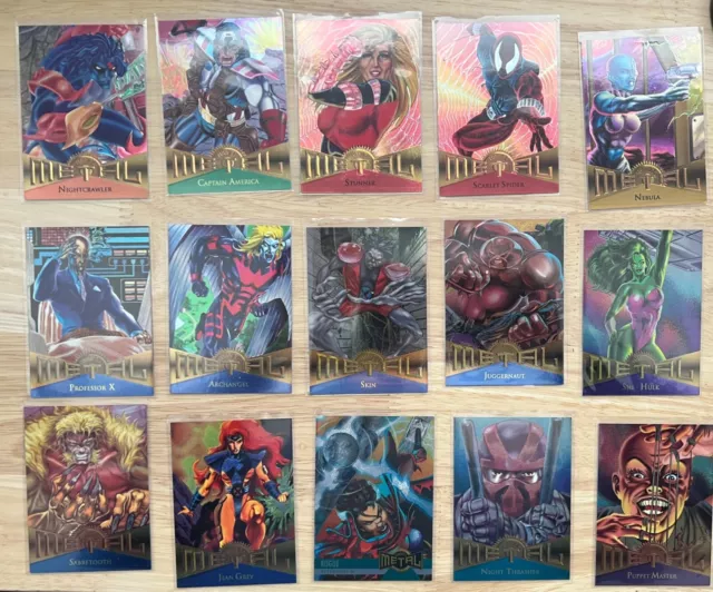 1995 Marvel Metal Singles - Complete Your Set!