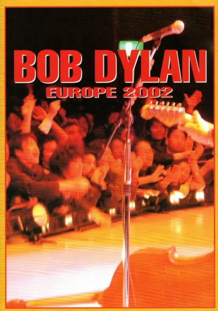 Bob Dylan 2002 European Tour Concert Program Book Booklet Near Mint To Mint