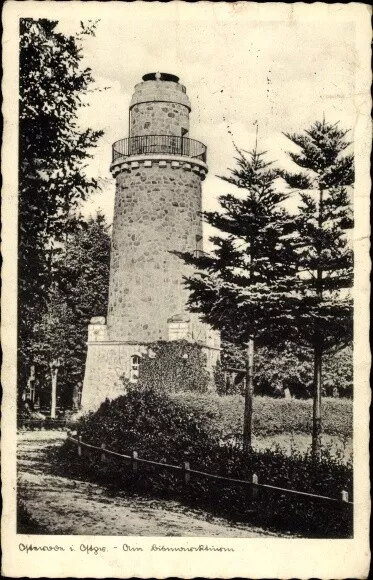 Ak Ostróda Osterode Ostpreußen, Bismarckturm - 10769786