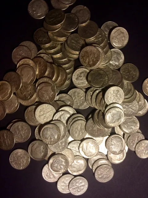 MUST SEE $27.00 Face 270  DIMES U.S Mint Junk Silver Coins ALL 90% ONE 1