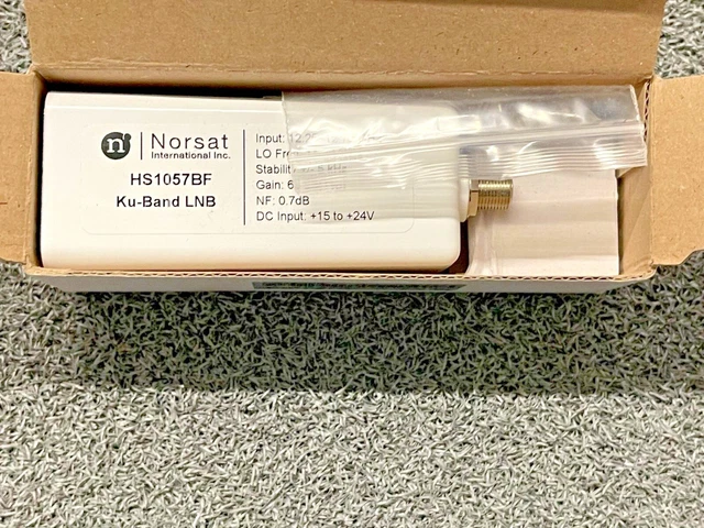 Norsat HS1057BF Ultra High Stability Ku-Band PLL LNB F-Connector