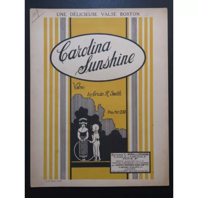 SMITH Erwin R. Carolina Sunshine Piano 1921 2