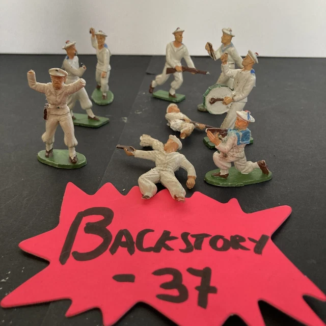 RARE BOITE STARLUX COMPLETE DE 36 FIGURINES 1/50 35mm MARIN A