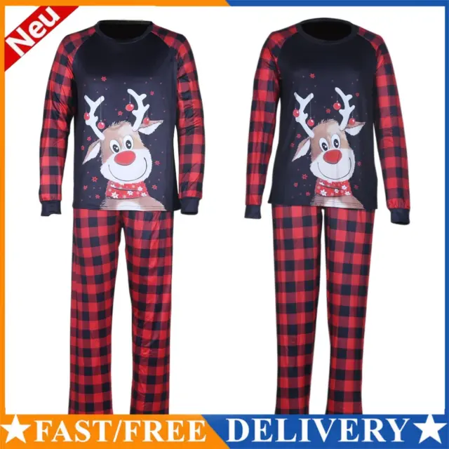 Christmas Family Pajamas - Holiday Xmas Family Matching Sleepwear Pjs Set Gifts