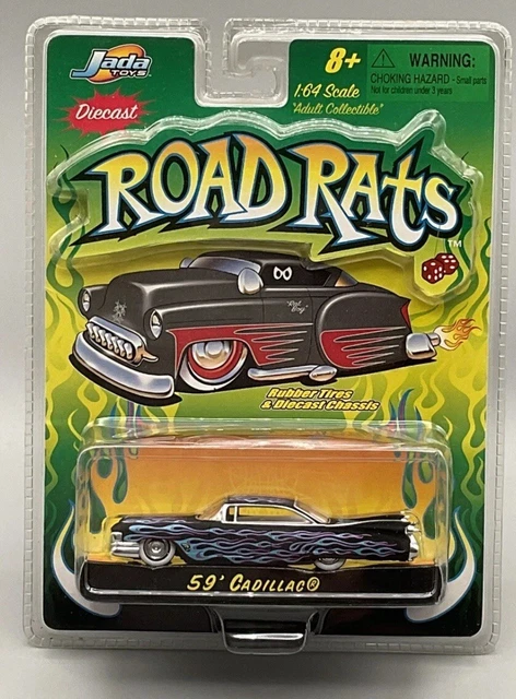JADA TOYS 1:24 & 1:64 Road Rats 1959 El Camino's 2 Car Set