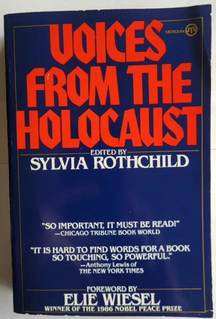 Voices From The Holocaust Sylvia Rothchild 1982 PB VG