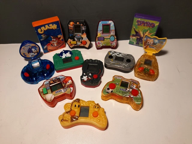 McDonalds - 12 x SEGA Sonic Knuckles Shadow 2004 & 2005 Happy Meal Toys Job Lot