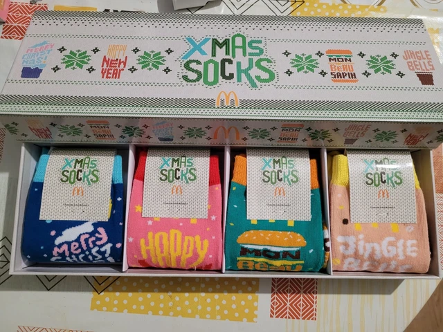 COFFRET CHAUSSETTES MCDO EUR 24,00 - PicClick FR