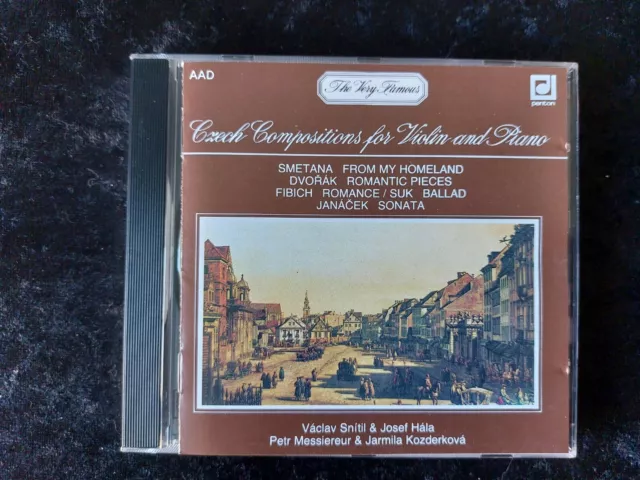 Czech Compositions  For Violin & Piano Cd**Smetana*Dvorak*Fibich*Janacek*Vgc