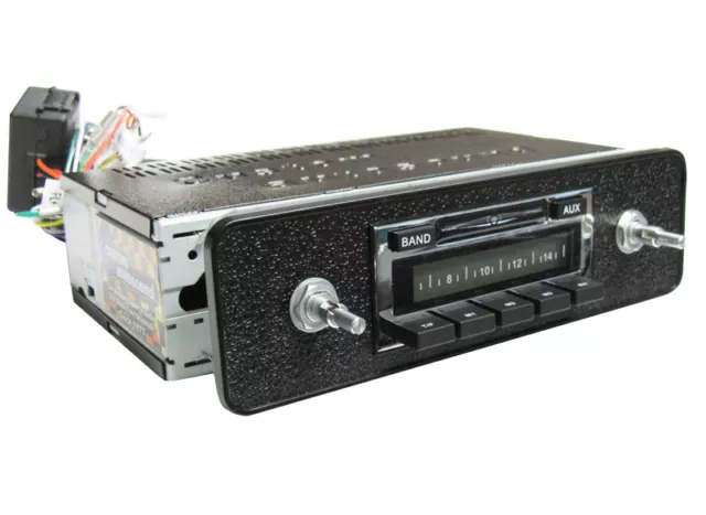 Classic  AM FM Look Radio w/ 3.5 AUX Input Frankfurt Style iPod USB MP3 Stereo