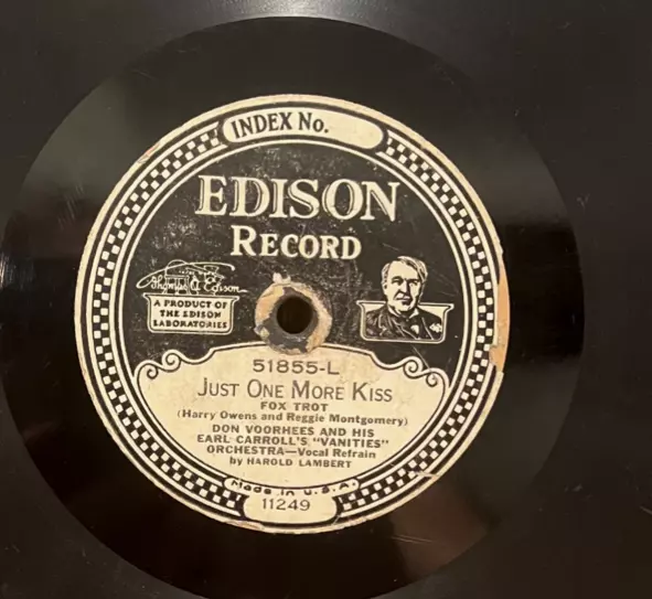 Edison Diamond Disc Phonograph Record # 51855 - Fox Trot - Don Voorhees