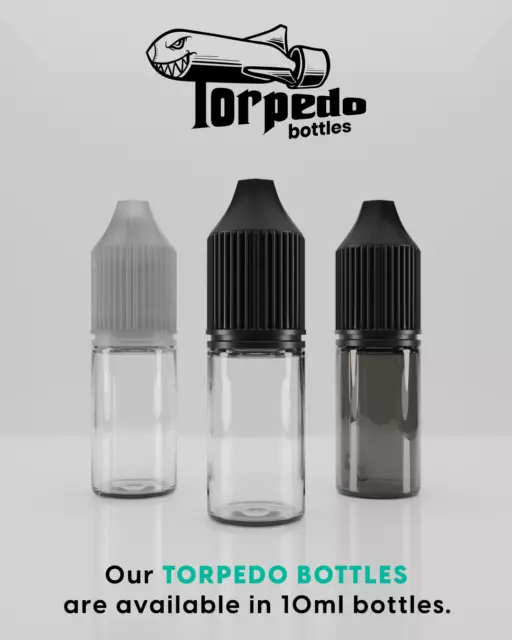 Torpedo 10ml Refillable Empty PET Bottle Container For Liquid Oil Tamper Evident