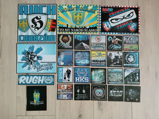 26 Ultras Hooligans Stickers Aufkleber Pegatinas Ruch Chorzow Pologne Polska