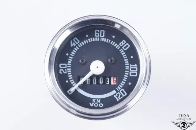 Tachometer Tacho 120 Km/h Mokick Moped KKR 60mm für Kreidler Florett RS RM