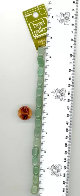Light Green Aventurine Stone Nuggets Bead Gallery Strand 8x12mm