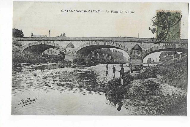 51  Chalons Sur Marne  Le Pont De La Marne