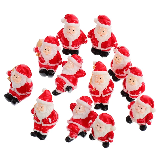 12 Stück Creative Resin Crafts Weihnachten Santa Claus Xmas Micro Landscape