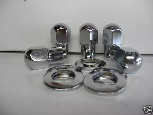 20  Cragar Ss Lug Nuts  7/16-20  Uni Lug Wheels 5  Center Hd Washers Olg Gm