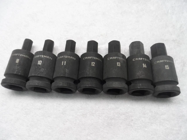 Jeu De 5 Embouts Hexagonaux KS Tools 911.3579 - 1/10,2 Cm, Longueur 50 Mm, Taille 8 Mm - Pour Tournevis Manuel Ou électrique