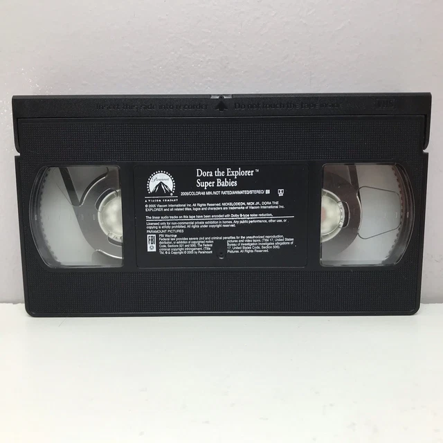 NICK JR DORA The Explorer Super Babies VHS Video Tape Only Nickelodeon 