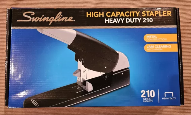 Swingline Heavy Duty Commercial Grade Metal Stapler 2-210 Sheet Capacity NEW