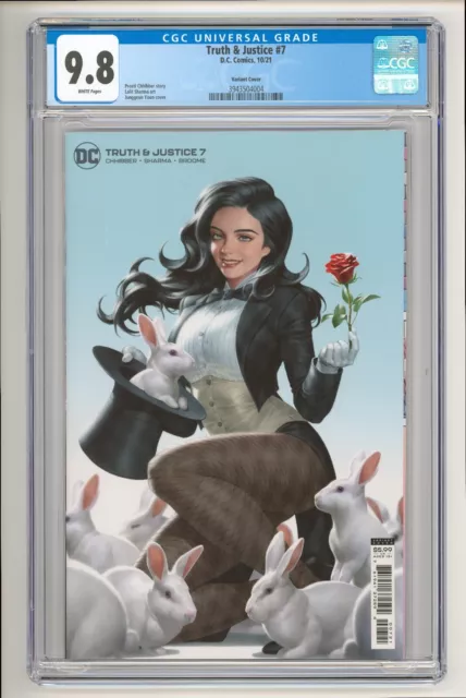 Truth & Justice #7 Junggeun Yoon Variant CGC 9.8 - Zatanna