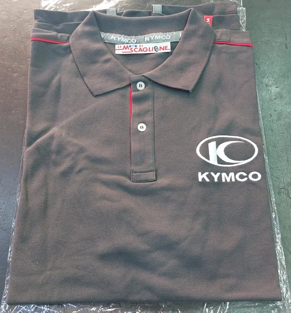Polo Kymco Grigia Mezza Manica Originale Kymco Taglia Xxl  440Poloxxl