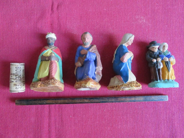Feerie Christmas 8 Santons pour crèche de Noël - H. 20 cm - Multicolore