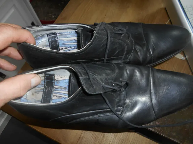 Chaussures  Cuir Noir Homme Habillees  Marque Kenzo Etat Moyen / Semelles  15€Ac