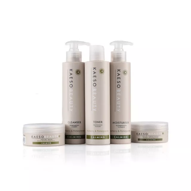 Kaeso Calming Facial Moisturiser/Cleanser/Toner/Mask/Exfoliator/Kit