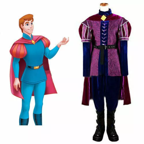 Sleeping Beauty Prince Phillip Cosplay Costume (No Boots)