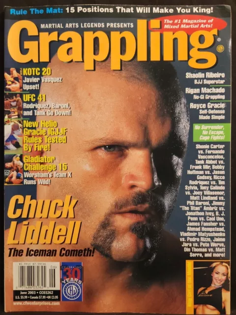 Grappling MMA Mixed Martial Arts Magazine June 2003 Chuck Liddell