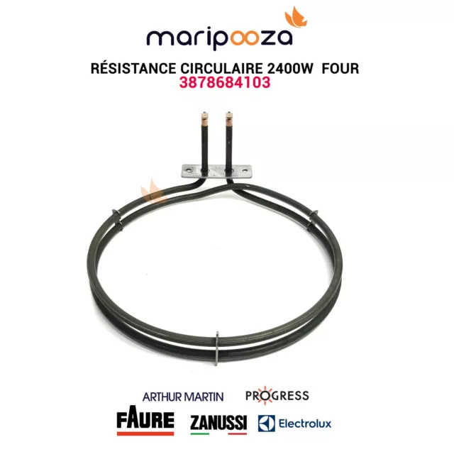Résistance circulaire 2400W - Four ELECTROLUX AEG ZANUSSI FAURE - 3878684103