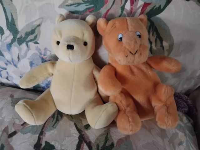 Gund Disney Classic 6" Pooh & Tigger Beanbag Plush