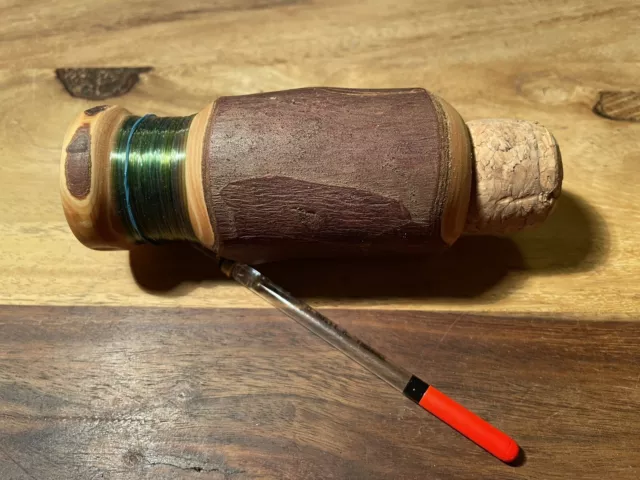 HOBO HAND FISHING line. Solid English Oak With a Recess to hold