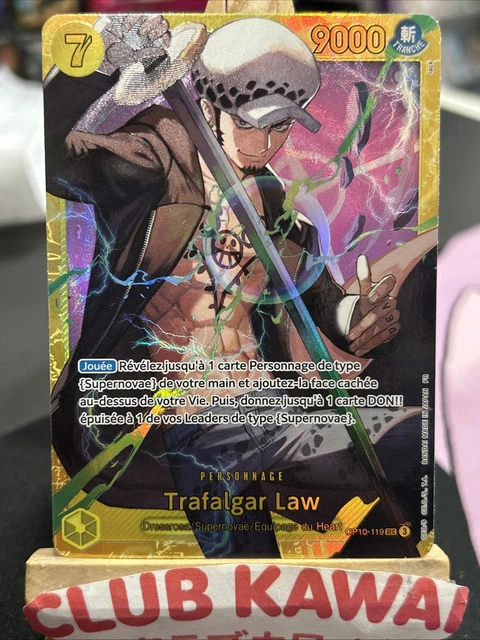 CARTE ONE PIECE Trafalgar Law OP10-119 Secrète Fr Neuve EUR 21,00 - FR