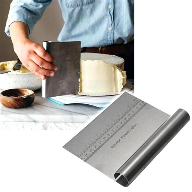 Utensilios cortador raspador de pastelería 1 pieza accesorios de cocina herramienta duradera