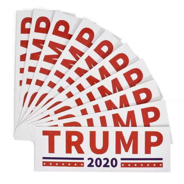 10 Pack 2020 Donald Trump for President Make America Great Again Bumper Sticker