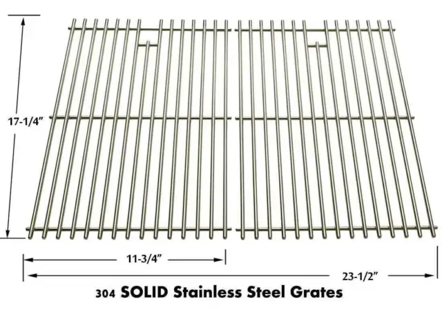 Replacement Steel Grates For 211701, 2261001, 311801, 370102, 89930 Gas Models