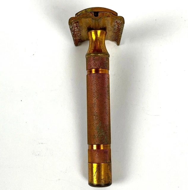 1930's Gillette Open Comb Big Boy? Double Edge Safety Razor USA Made 2