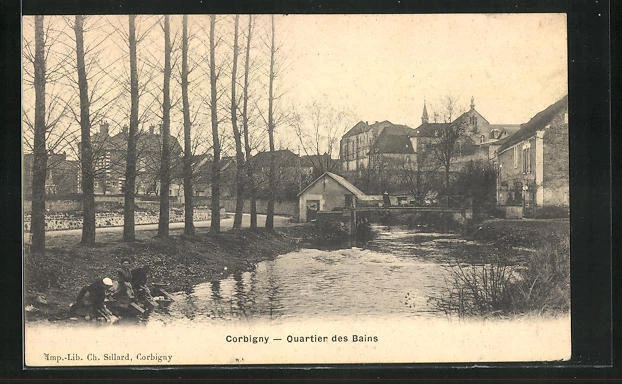 CPA Corbigny, Quartier des Bains